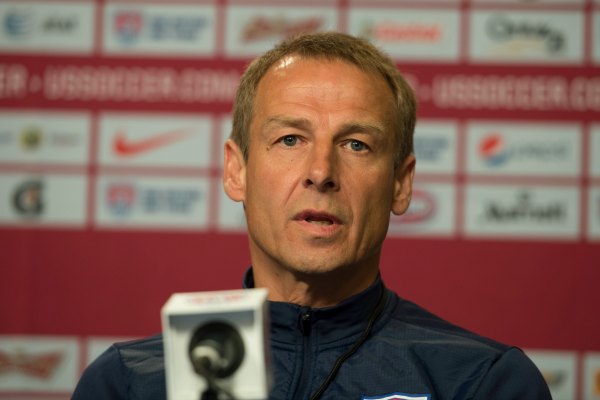 Jurgen Klinsmann, técnico de la selección de Estados Unidos, en conferencia de prensa