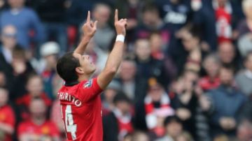 Javier "Chicharito" Hernández colaboró con un gol en el triunfo del Manchester United 4-0 sobre Newcastle