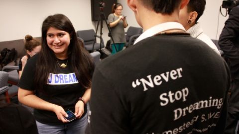 Los dreamers se mantienen firmes en su lucha migratoria.