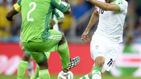 Pocas emociones se vieron entre nigerianos e iraníes.