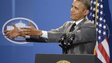 El presidente Obama durante la primera “cumbre” de la Casa Blanca sobre beneficios laborales y asuntos familiares.