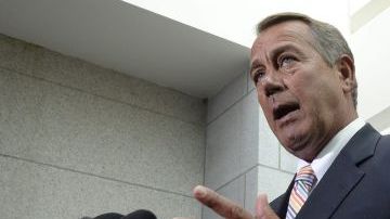 John Boehner, presidente de la Cámara de Representantes.