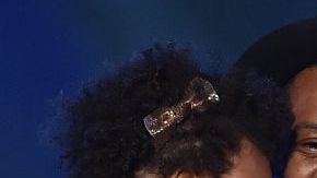 Jay-Z y Beyoncé con Blue Ivy.