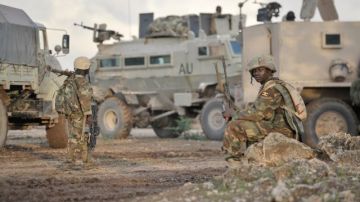 Tropa de la Misión de la Unión Africana en Somalia que combaten a Al Shabab