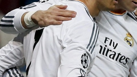 Cristiano Ronaldo (i) y Gareth Bale, del Real Madrid, serán protagonistas en el derbi.