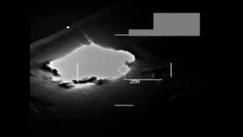 Ataque aéreo a un tanque de ISIS, en Irak.