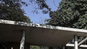 La entrada principal del complejo de laboratorios público Fundación Oswaldo Cruz, donde esta el Instituto Nacional de Enfermedades Infecciosas Evandro Chagas, en Río de Janeiro, a donde el paciente fue llevado.