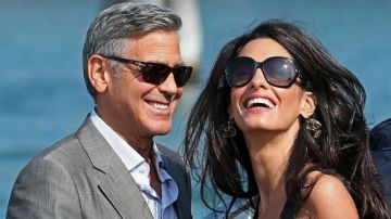George Clooney y Amal Alamuddin se casaron en Venecia.