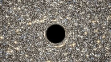 La masa del agujero negro es comparable con la de la Vía Láctea.