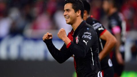 Edy Brambila, autor del tercer gol atlista ante los Leones Negros.