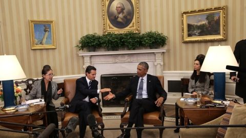 Los mandatarios se reunieron en Washington este martes.