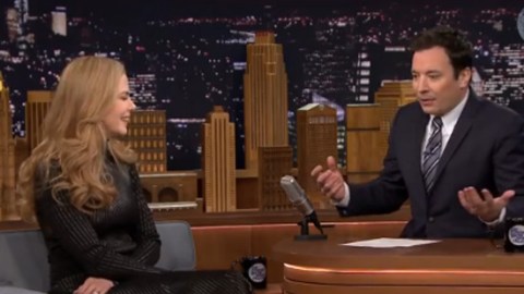Nicole Kidman le confesó a Jimmy Fallon que le gustaba.