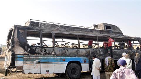 Los hechos ocurrieron a las afueras de la ciudad de Karachi.