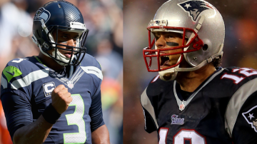 Russell Wilson y Tom Brady, los quarterbacks de un Super Bowl que luce como un partido de ensueño.