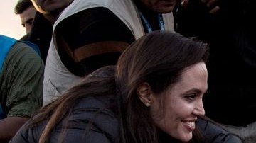Angelina quedó devastada ante lo que vio en el campo de refugiados en Irak.