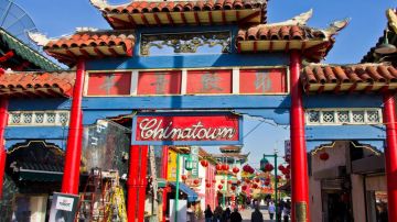 Imagen de Chinatown, en la ciudad de Los Ángeles.
