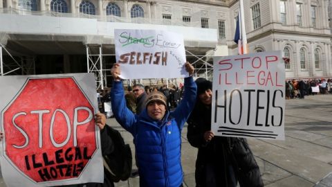 Airbnb está teniendo problemas también en Nueva York