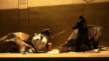 La heroína se consume por los indigentes en Skid Row, en Los Ángeles.