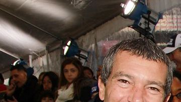 Antonio Banderas en la premiere de The SpongeBob Movie en Nueva York.