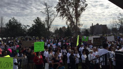 Manifestación por la muerte de Antonio Zambrano y por una reforma policial en Pasco, Washington.