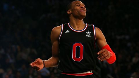 Rusell Westbrook, en un momento del Juego de las Estrellas.