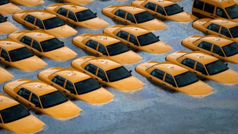 NYC sufrió graves inundaciones durante el paso del huracán Sandy en el 2012.