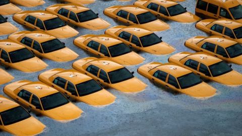 NYC sufrió graves inundaciones durante el paso del huracán Sandy en el 2012.
