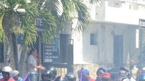 El grupo se manifestó en las calles de República Dominicana.