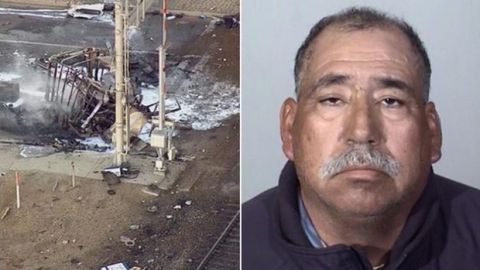 José Alejandro Sánchez Ramírez, de 54 años, fue arrestado después de querer darse a la fuga.