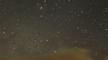 El volcán se agitó a la medianoche.