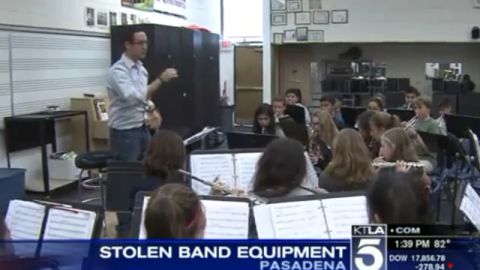 Los jóvenes músicos perdieron valiosos instrumentos en el robo.