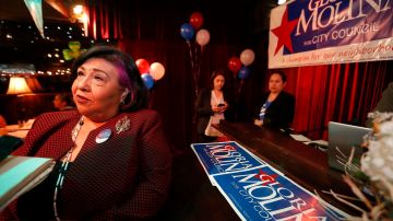 Gloria Molina perdió la batalla contra el concejal José Huizar por el Concilio de Los Ángeles en las elecciones del pasado 3 de marzo.