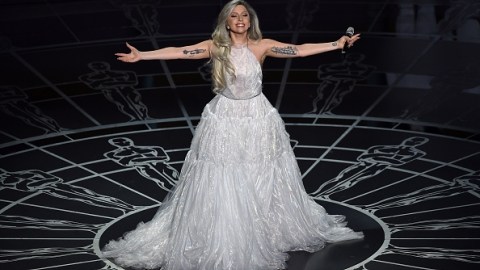 Gaga dio un homenaje al musical 'Sonrisas y Lágrimas'.