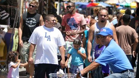 Los Ángeles sigue a la cabeza de EEUU en cuanto a cantidad de habitantes en el condado.