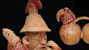 Piezas que pertenecieron a distintos grupos de Mesoamérica y que le fueron donadas a Cal State LA.