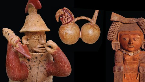 Piezas que pertenecieron a distintos grupos de Mesoamérica y que le fueron donadas a Cal State LA.