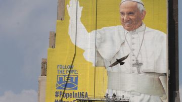El Papa Francisco llega a Nueva York el 25 de septiembre.