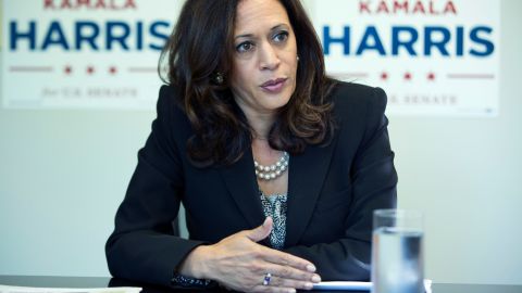 Kamala Harris lidera las encuestas para reemplazar a la senadora Barbara Boxer en 2016.