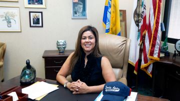 Michele Martinez es la concejal más joven que ha sido electa en Santa Ana. /Ciro Cesar