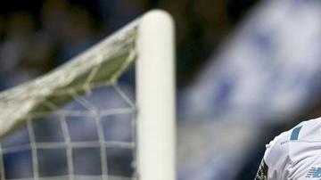 El festejo del doblete del mexicano Corona en la Liga portuguesa.