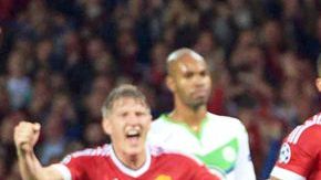 Juan Mata celebra su gol ante el Wolfsburg.