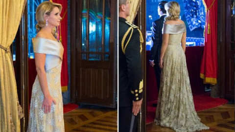 Este es el controversial vestido mexicano de la primera dama Angélica Rivera.