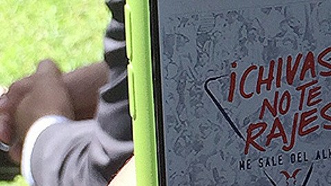 El desplegado a minutos de ser revelado masivamente.