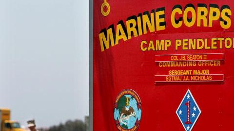 Entrada a lCamp Pendleton.