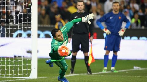 El tico Keylor Navas, sin rencores y con todo en el Madrid.