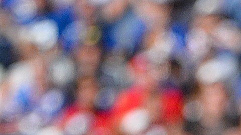 Julio Jones, receptor de los Falcons, fue la estrella del partido del domingo. Aquí realiza una atrapada acrobática.