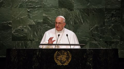 El Papa se dirigió a la Asamblea General de las Naciones Unidas.