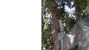 Estatua de Junipero Serra.