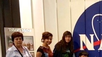 Los jóvenes tlaxcaltecas durante su participación en el proyecto Marte 2030.