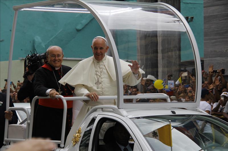 ¡Bienvenido Papa Francisco!